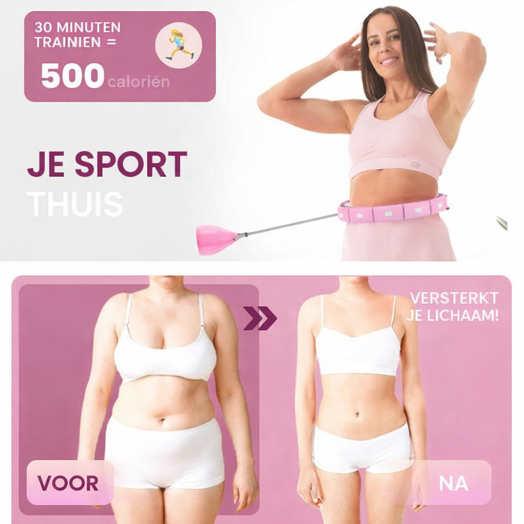 CoreGlide™ – De Smart-Fit Hula Hoop